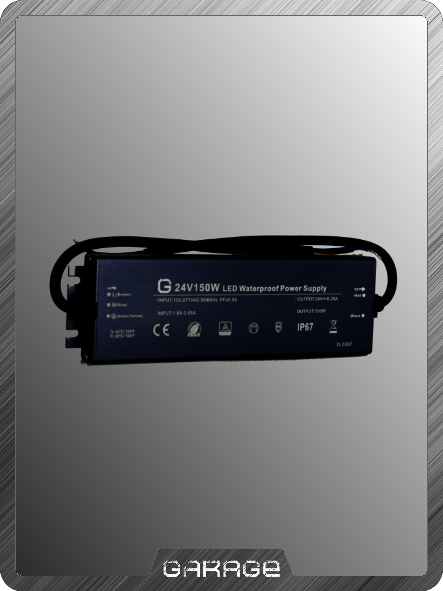 Блок Питания Garage D-24В-150Вт IP67 Блок Питания Garage D-24В-150Вт IP67