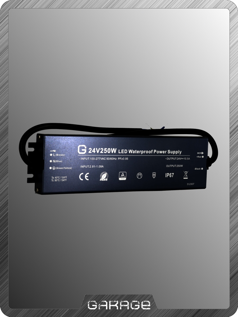 Блок Питания Garage D-24В-250Вт IP67 Блок Питания Garage D-24В-250Вт IP67