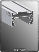 Flexy TREK 01 разделительный профиль (ПФ 8049 «Трек-световая линия 34 мм») 2м