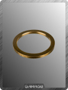 Переходное кольцо для торцовки Золотое