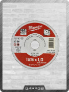 Отрезной диск по металлу Milwaukee SCS 41 / 125 x 1 x 22 мм